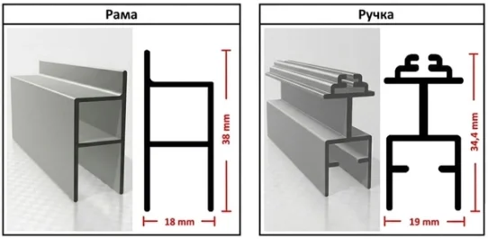 Малюнок віконного профілю