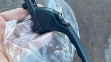 Ручка с замком антрацит 