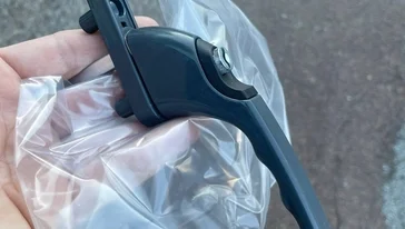 Ручка с замком антрацит 